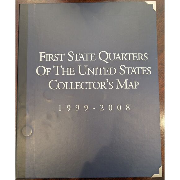 State Quarters Map 1999–2008 – 50 Coins, Collector’s Guide Included - Picture 3 of 7